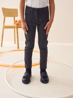 Next Gris - Pantalon d'école skinny extensible en jersey (3-18ans) Discount