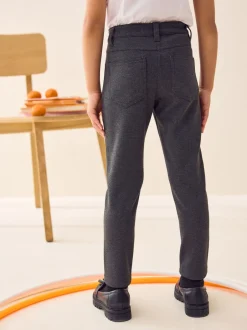 Next Gris - Pantalon d'école skinny extensible en jersey (3-18ans) Discount