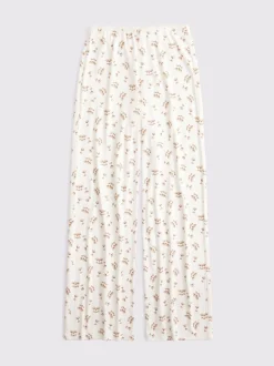 Abercrombie & Fitch Gris - Pantalon de pyjama en maille pointelle New