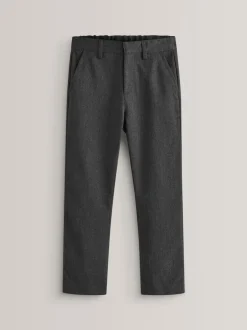 Next Gris - Pantalons d’école Coupe droite (3-17ans) Sale