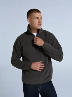 Animal Gris - Polaire Stockholm à demi-fermeture éclair New