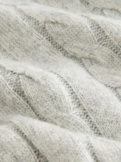 Next Gris - Pull à col rond en maille torsadée (3-16ans)