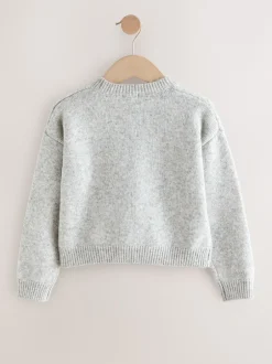 Next Gris - Pull à nœud à sequins (3-16ans) Online