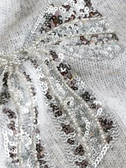 Next Gris - Pull à nœud à sequins (3-16ans) Online