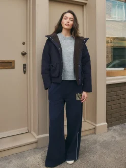 Next Gris - Pull en maille à col rond en laine Sale