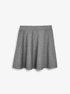 Next Gris - Pull-On Jersey Extensible School Skater Jupes (3-17yrs) Clearance