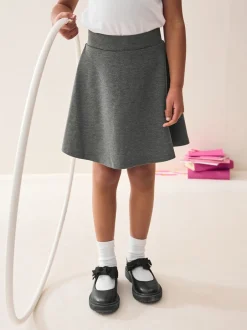 Next Gris - Pull-On School Skort with Jersey Extensible (3-17yrs)