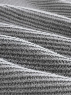 Next Gris - Pulls Coupe classique côtelé à Texture simulée Outlet