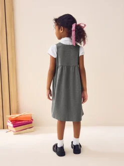 Next Gris - Robe d'école à chasuble extensible en jersey (3-14ans) Best