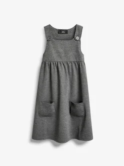 Next Gris - Robe d'école à chasuble extensible en jersey (3-14ans) Best