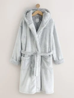 Next Gris - Robe de chambre hivernale Sale