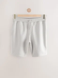 Next Gris - Short à poche zippée en jersey brossé Discount