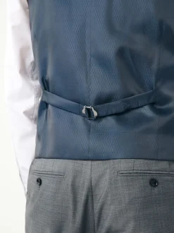 Next Gris - Signature Cerutti ! Gilet de costume 00% en laine italienne Best