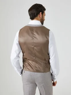 Skopes - Jude Tweed Coupe sur mesure Suit Gilet Gris New