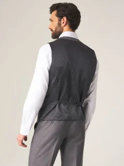 Skopes Gris - Madrid Regular Fit Suit Waistcoat (gilet de costume à coupe régulière)