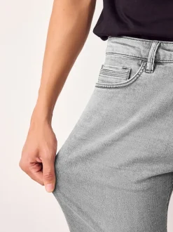 Next - Slim Fit (Slim Fit) - Jeans stretch de confort Gris Online