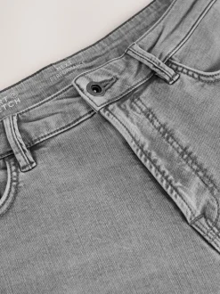 Next - Slim Fit (Slim Fit) - Jeans stretch de confort Gris Online