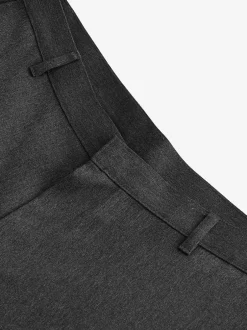 Next Gris - Slim Fit (Slim Fit) - Pantalon élégant uni sur le devant Best