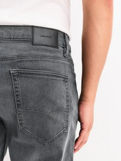 Next - Slim Fit (Slim Fit) - Jean Motionflex Gris Clearance