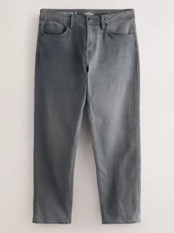 Next - Slim Fit (Slim Fit) - Jean Motionflex Gris Clearance