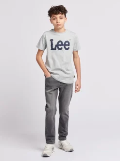 Lee Gris - Slim/coupe slim Jeans Luke Hot