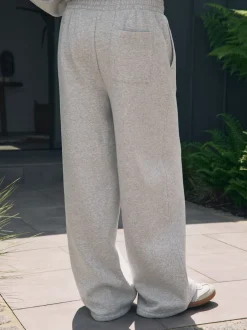 self. - soi-même. Pantalon de jogging coupe large Gris Clearance