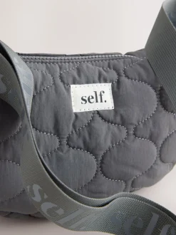 Next Gris - Soi-même. Sac à bandoulière en nylon