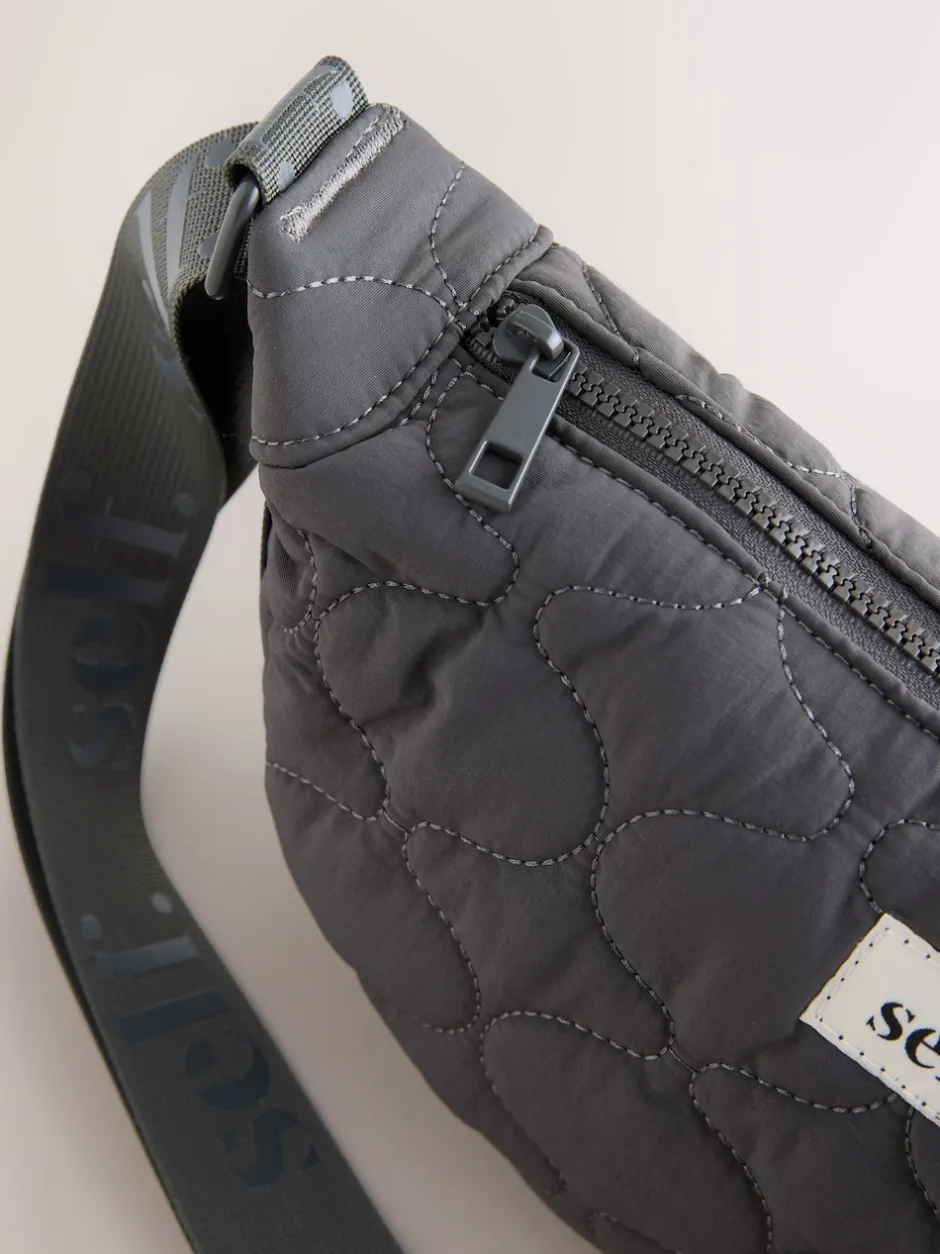 Next Gris - Soi-même. Sac à bandoulière en nylon