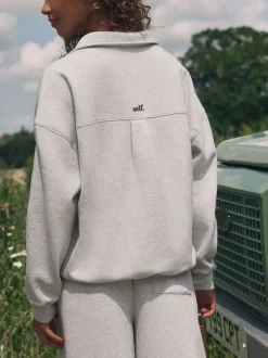 self. Gris - soi-même. Sweat de rugby Hot