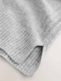 Next Gris - Sweat à capuche en maille de grossesse Outlet