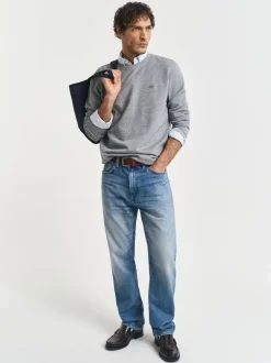 Gant Gris - Sweat Shield à col ras du cou Best