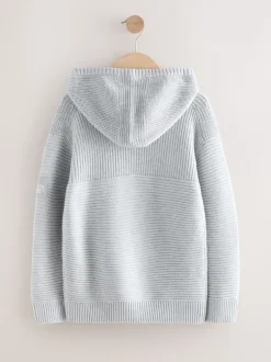 Next - Sweat-shirt à capuche en maille utilitaire (3-16ans) Gris New