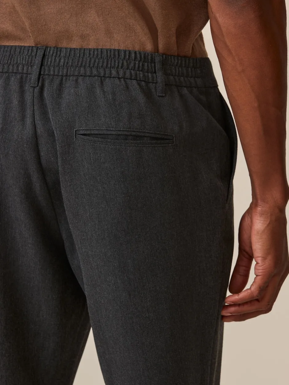 Next Gris - Taille élastiquée Vêtement de survêtement élégant sur le devant uni New