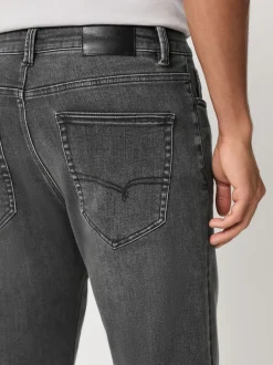 Next - Ajustement droit - Jean Motionflex Gris - ThermoGen Sale