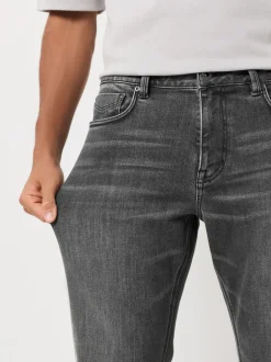 Next - Ajustement droit - Jean Motionflex Gris - ThermoGen Sale