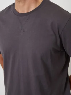 Threadbare Gris - Ensemble de Pyjamas en Coton Pêche Best