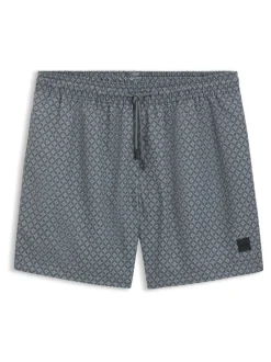 BOSS Gris - T-shirt de bain Vibe imprimé