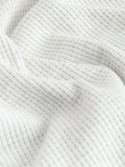 Next Gris - T-shirt manches longues à col mao Discount