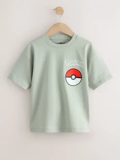 Next Gris - T-shirt Pokemon imprimé dos multicolore (4-14ans) Sale
