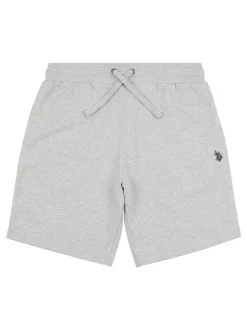 U.S. Polo Assn Gris - US Polo Assn Double Horsemen Sweat homme Shorts 100% coton Online