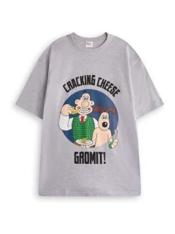Vanilla Underground Gris - Hommes Wallace et Gromit 100Pyjama en coton à 100 Clearance