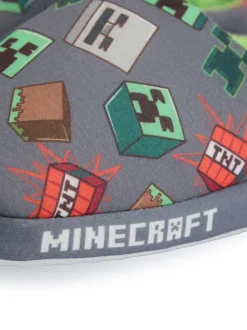 Vanilla Underground Gris - Minecraft Pantoufles Garçons
