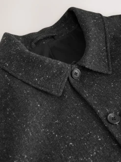 Next Gris - Veste à Chevrons texturée en laine Outlet