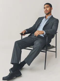 Next Gris - Veste de costume extensible Motionflex texturée Outlet