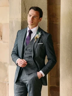 Skopes Gris - Veste de costume texturée Fox habillée Best