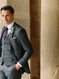 Skopes Gris - Veste de costume texturée Fox habillée Best