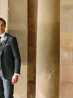 Skopes Gris - Veste de costume texturée Fox habillée Best