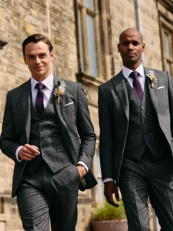 Skopes Gris - Veste de costume texturée Fox habillée Best