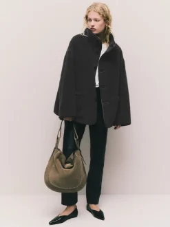 Next Gris - Veste réversible imitation peau de mouton Online