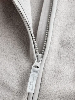 Next Gris - Veste zippée bébé en micro polaire (0mois-2ans) Discount